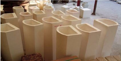 Κερματικά μέρη κορούνδου υψηλής καθαρότητας για βιομηχανικούς φούρνους