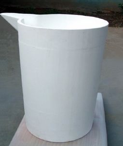 Τμήματα κεραμικής πυριτίου που έχουν λιώσει για βιομηχανικές εφαρμογές