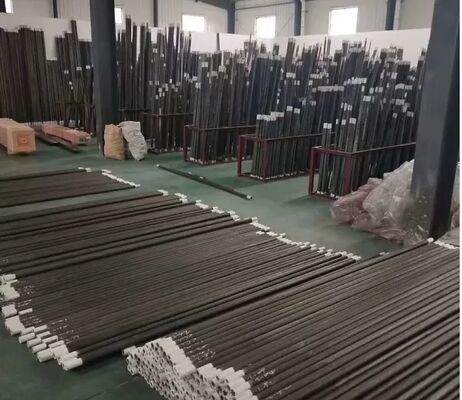 Στοιχείο θέρμανσης SiC με μέγιστη θερμοκρασία λειτουργίας 1500°C, ανθεκτικό στη διάβρωση και υψηλή θερμική απόδοση για βιομηχανικά κλιβάνους