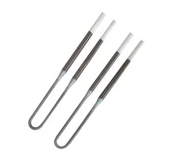 Στοιχείο θέρμανσης SiC με μέγιστη θερμοκρασία λειτουργίας 1500°C, ανθεκτικό στη διάβρωση και υψηλή θερμική απόδοση για βιομηχανικά κλιβάνους