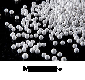 Μεταφορέας CAS 21645-51-2 Dia 4mm καταλυτών αλουμίνας δαχτυλιδιών Raschig